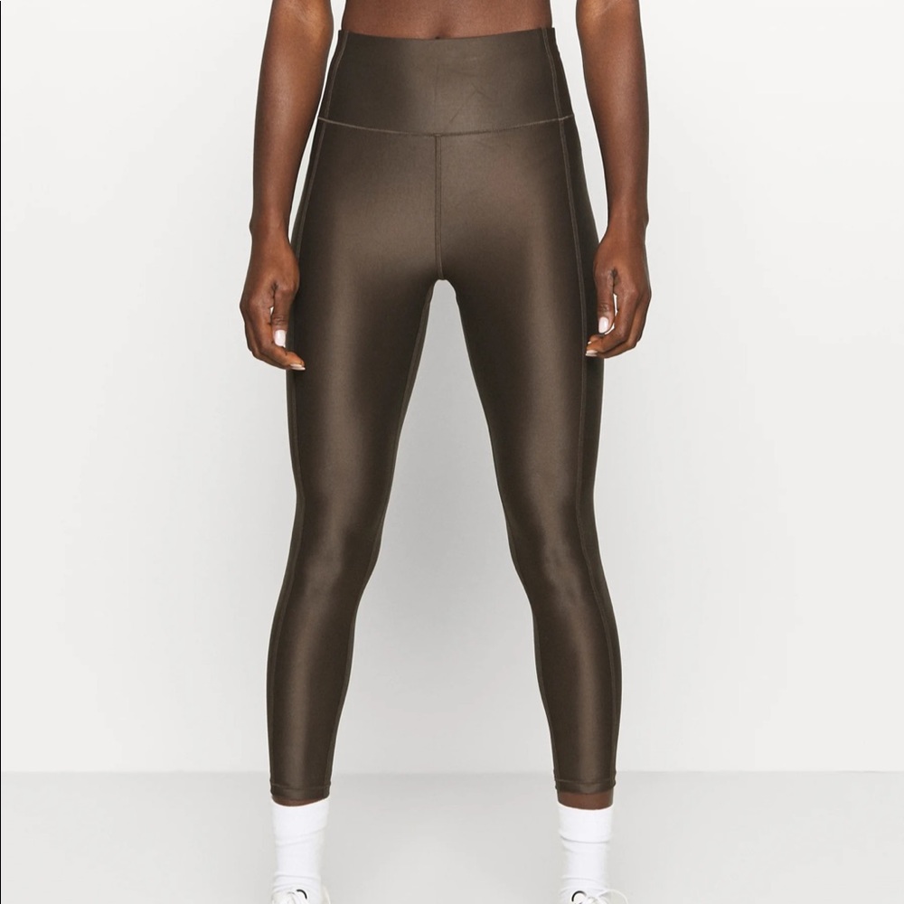 Sweaty Betty 7/8 high shine leggings Turkish brown medium